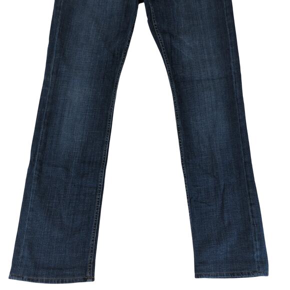 Hudson Byron Five Pocket Straight Zip Fly Jeans Men's Size 30 Stretch Hemmed - Picture 4 of 10